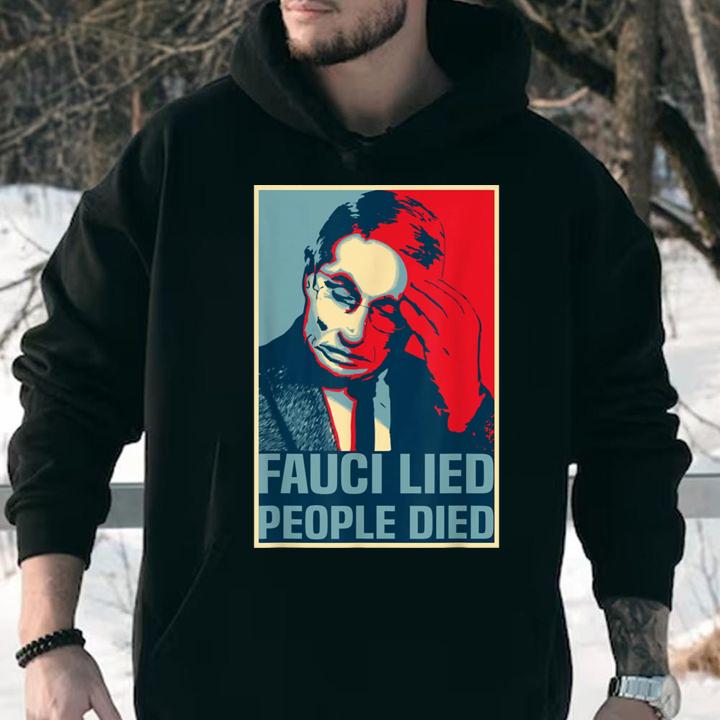 Fauci Lied People Died Fauci RBG Vintage t-shirt hoodie