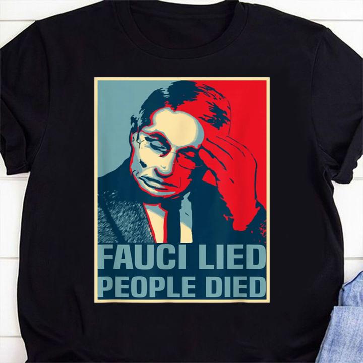 Fauci Lied People Died Fauci RBG Vintage t-shirt shirt