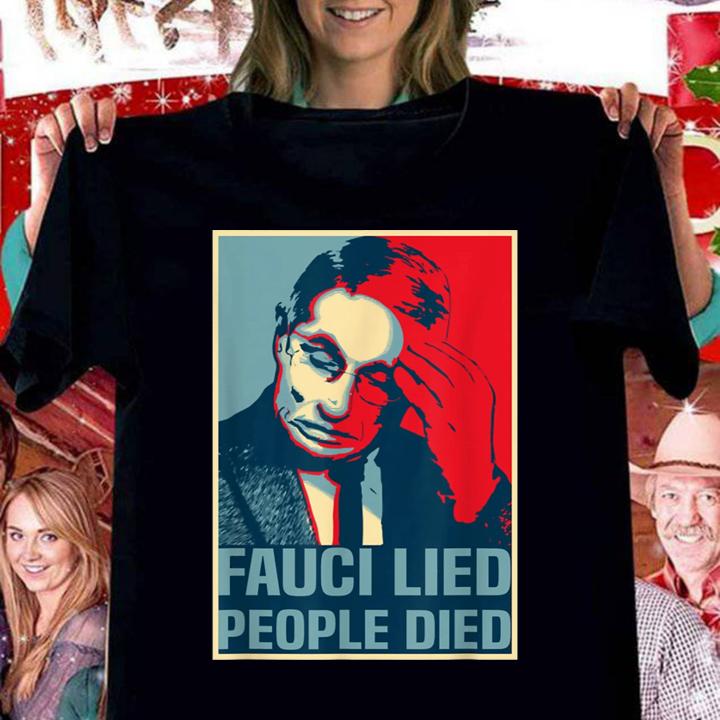 Fauci Lied People Died Fauci RBG Vintage t-shirt woman shirt