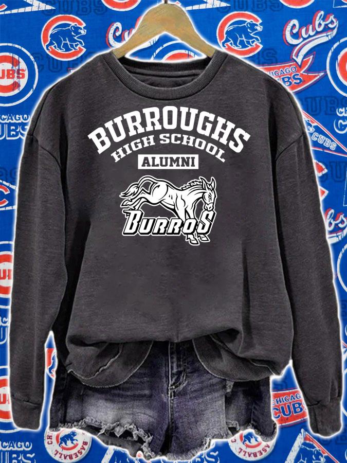 Burroughs High School Alumni Burros t-shirt sweatshirt