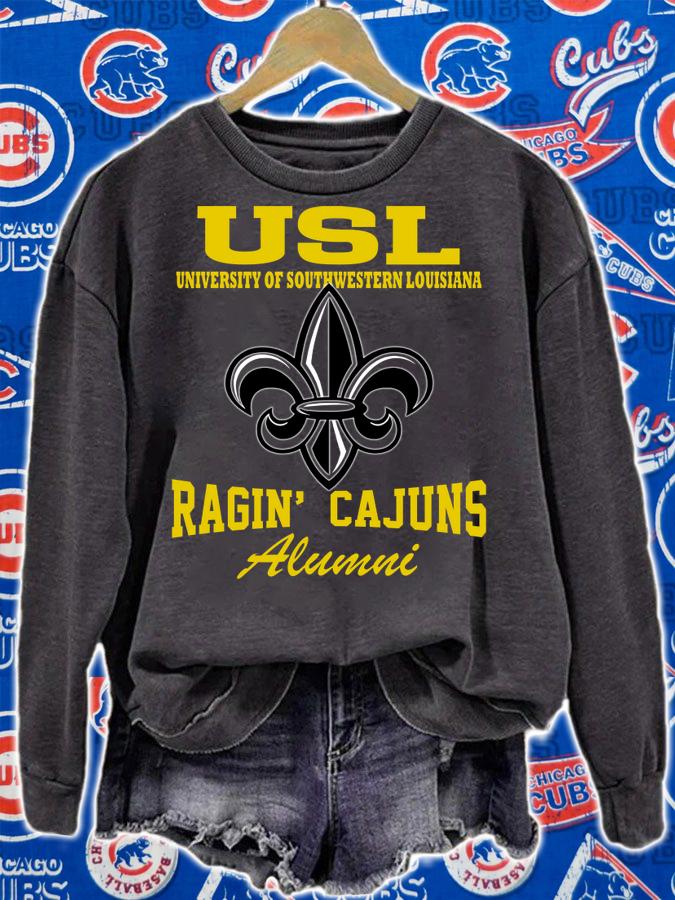 Usl University Of Southwestern Louisiana Ragin’ Cajuns Alumni t-shirt sweatshirt