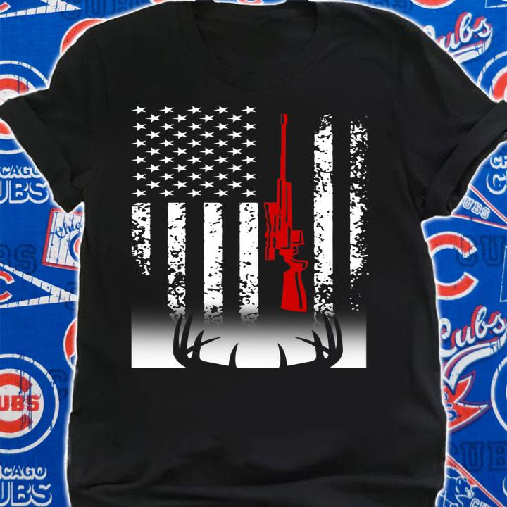 Premium trend Deer Hunting American Flag t-shirt shirt