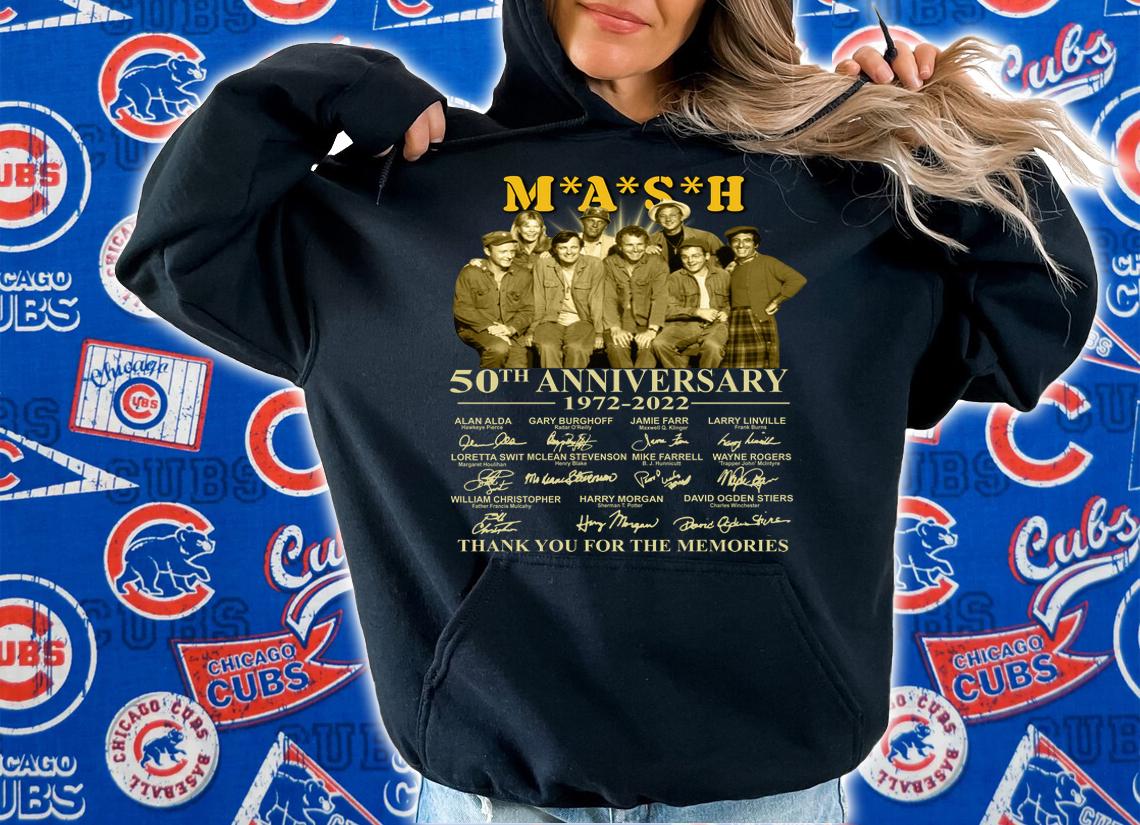 The Mash 50th Anniversary 1972 2022 Signatures Thank You For The Memories t-shirt hoodie
