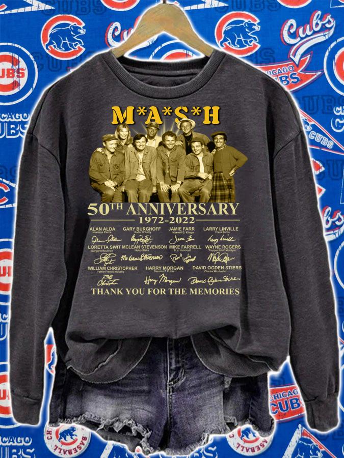 The Mash 50th Anniversary 1972 2022 Signatures Thank You For The Memories t-shirt sweatshirt