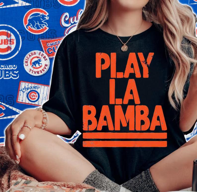 Edmonton Oilers play la bamba t-shirt woman shirt