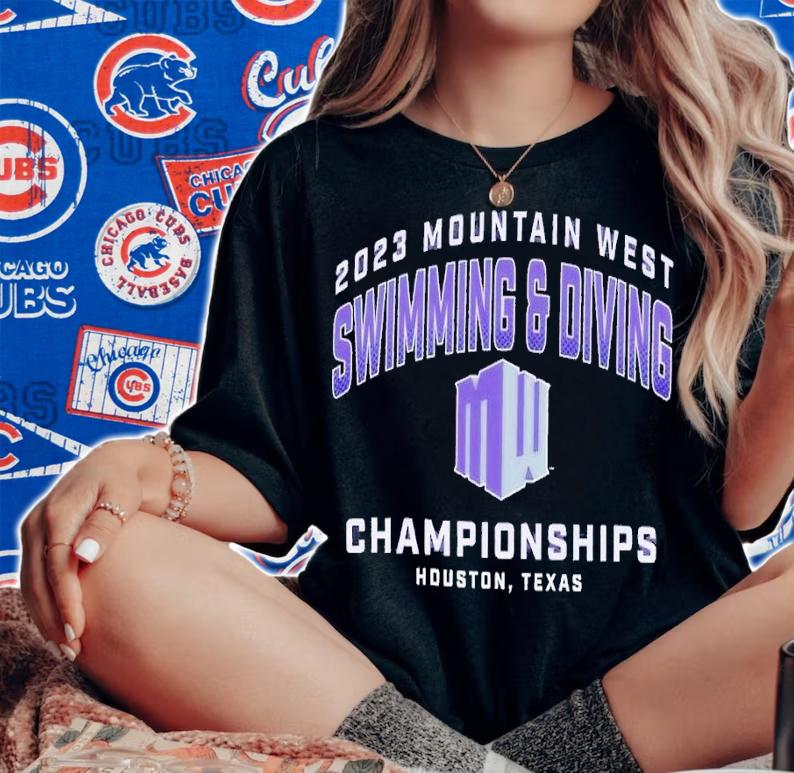 2023 Mountain West Swimming and diving Championships Houston Texas shirt t-shirt woman shirt