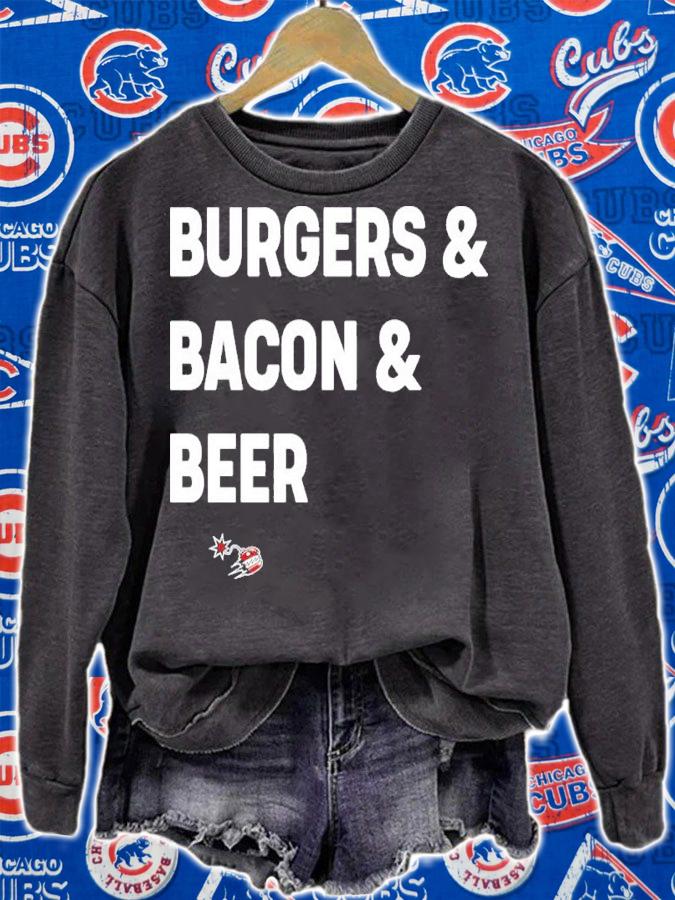 Burgers Bacon Beer Shirt t-shirt sweatshirt