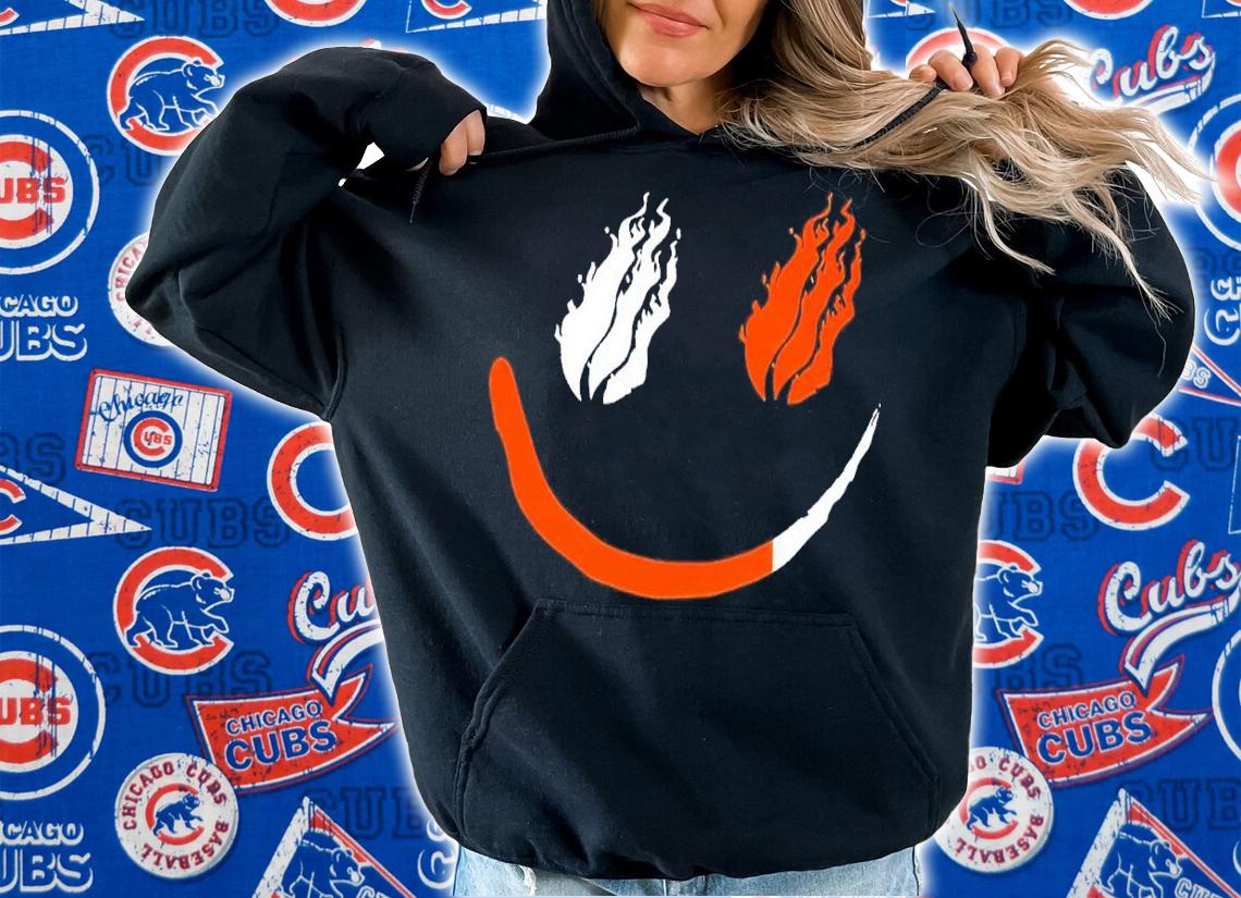 Fire smile shirt t-shirt hoodie