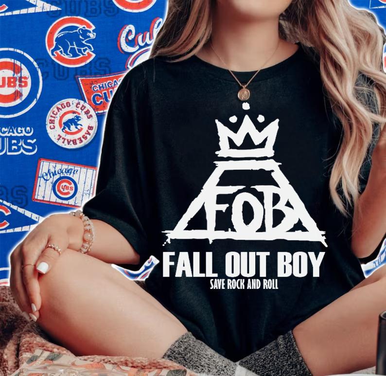 FOB Fall Out Boy Save Rock And Roll Shirt t-shirt woman shirt