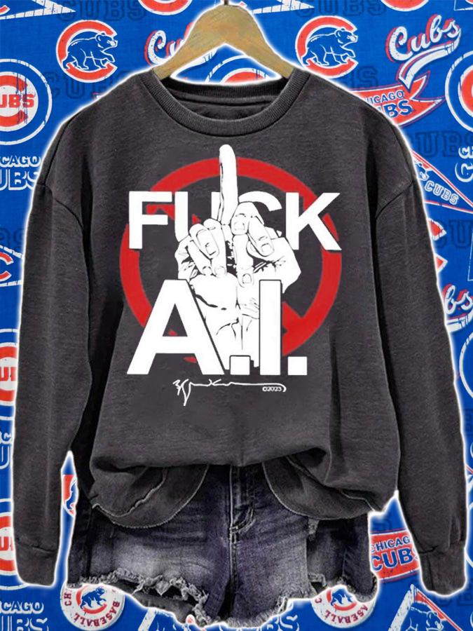 Fuck A.I. Bill Sienkiewicz Shirt t-shirt sweatshirt