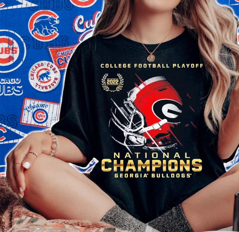 Georgia Bulldogs College Football Playoff 2022 National Champions shirt t-shirt woman shirt