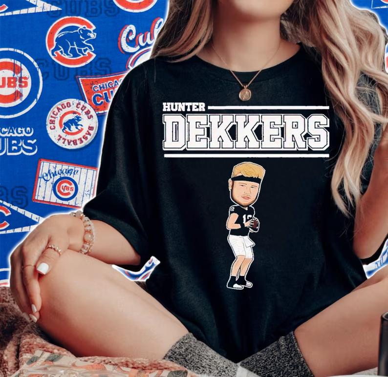 Hunter Dekkers caricature shirt t-shirt woman shirt