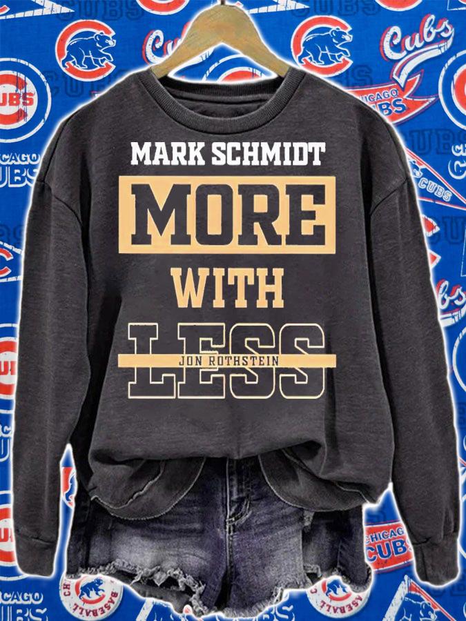 Mark Schmidt more with Less Jon Rothstein shirt t-shirt sweatshirt