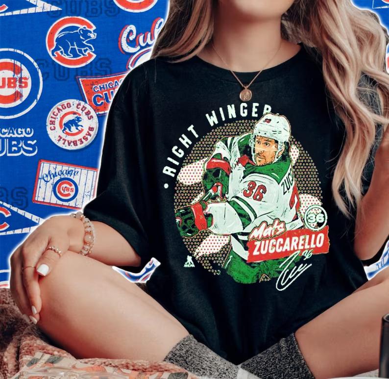 Mats Zuccarello Minnesota Dots Hockey Shirt t-shirt woman shirt