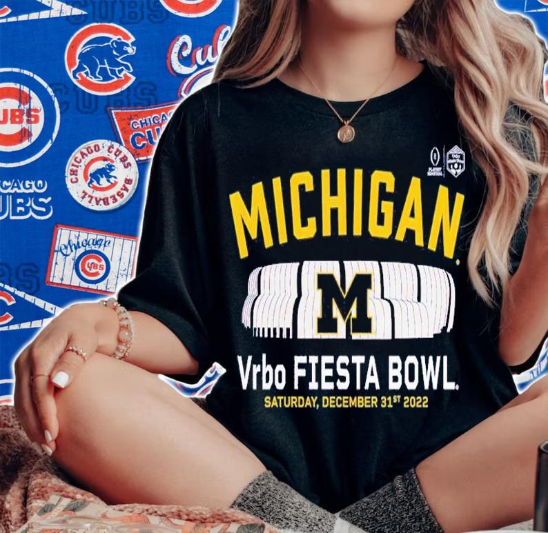 Michigan Wolverines College Football Playoff 2022 Fiesta Bowl Gameday Stadium shirt t-shirt woman shirt