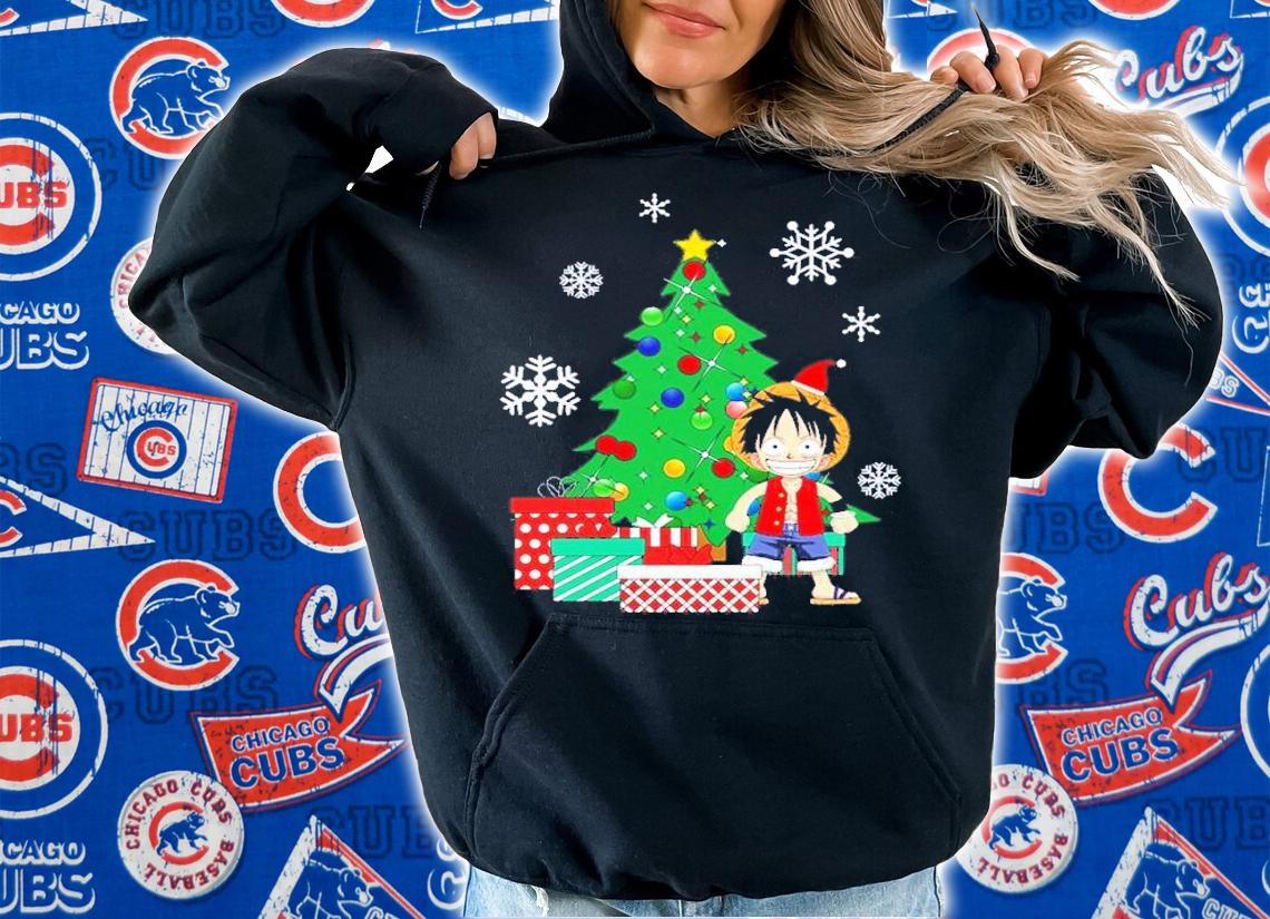 Monkey D Luffy Around The Christmas Tree One Piece Shirt t-shirt