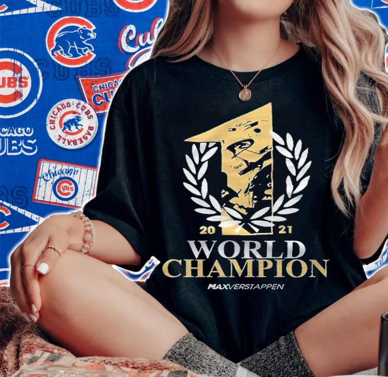 Max Verstappen 1 World Champion 2021 T-shirt t-shirt