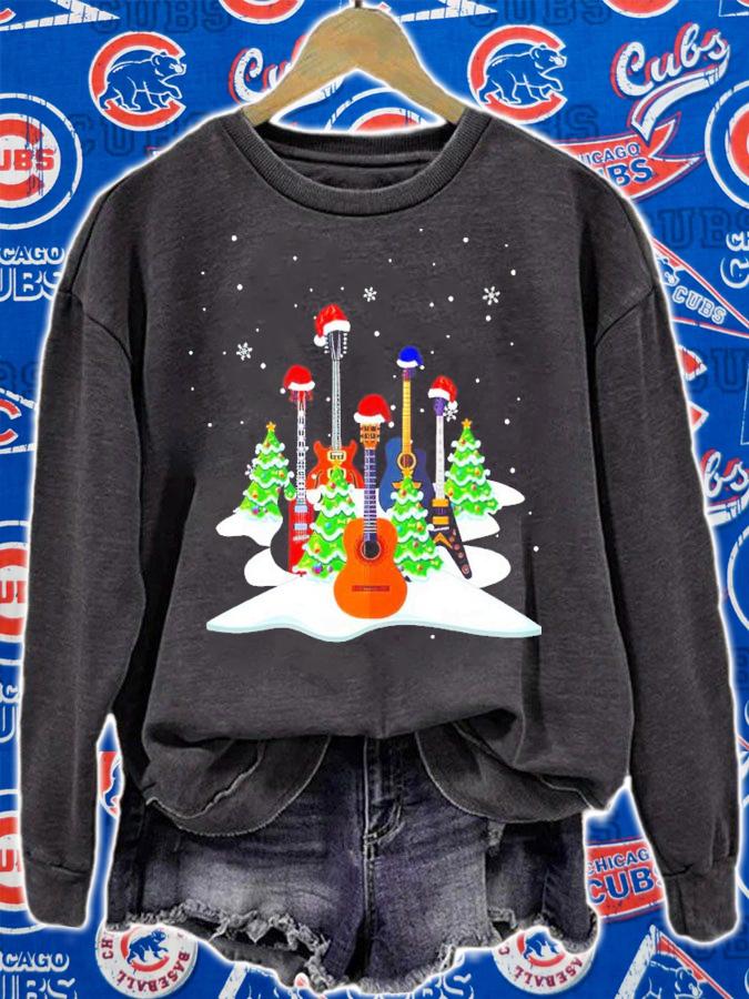 Christmas Guitar Tree Shirt t-shirt sweatshirt