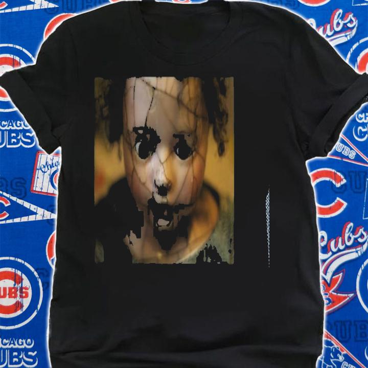 Vintage Halloween Art Spooky Doll Face Classic T-shirt t-shirt
