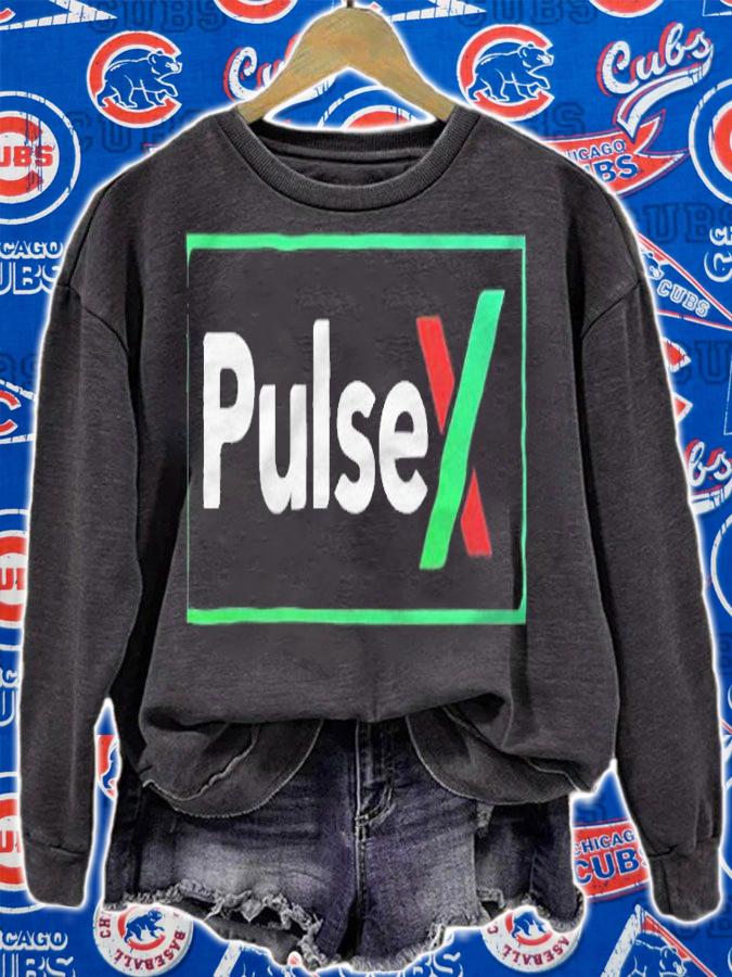 PulseX logo T-shirt sweatshirt