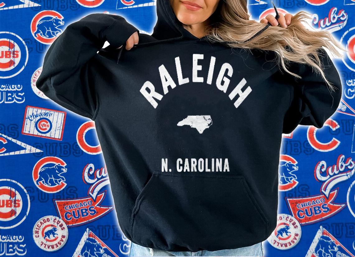 Raleigh North Carolina Nc Vintage 70S Athletic Sports Design Pullover Shirt hoodie