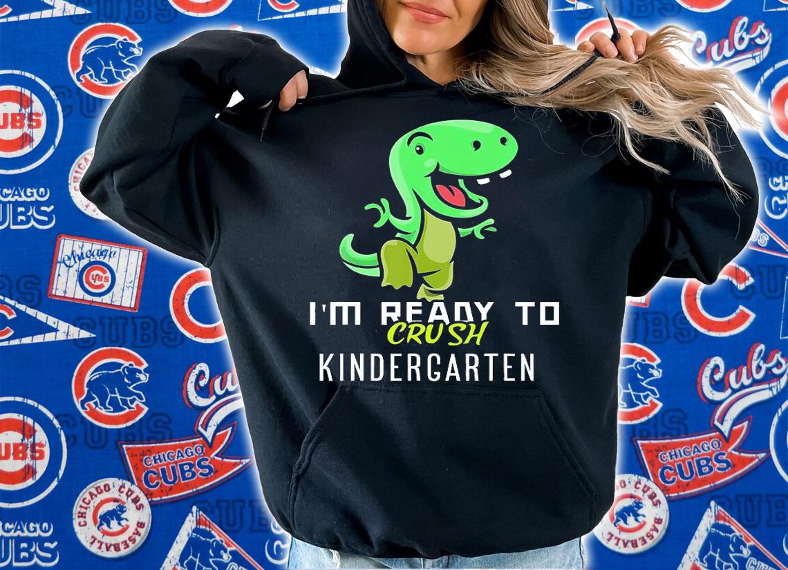 I'm Ready To Crush Kindergarten Dancing Dinosaur T-Shirt