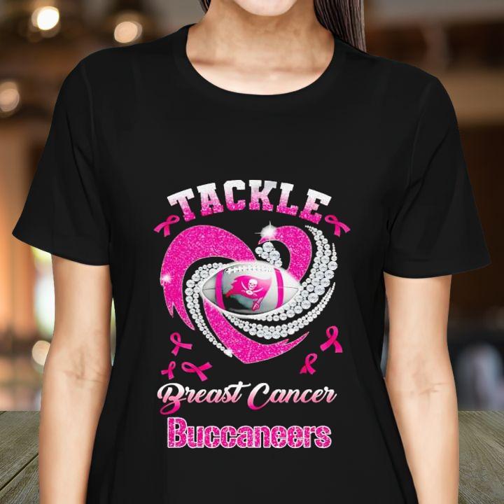 Tampa Bay Buccaneers Tackle Breast Cancer Awareness Nfl Shirt womenshirt