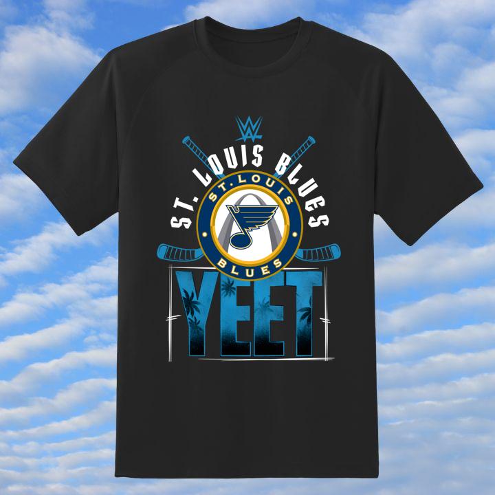 Yeet Jey Uso St. Louis Blues Hockey T-Shirt