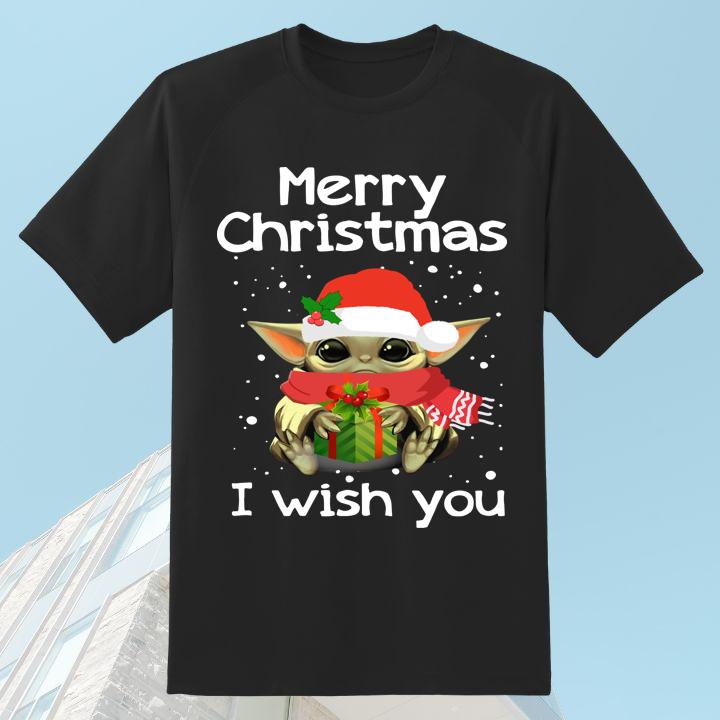 Baby Yoda Merry Christmas Shirt - Perfect Holiday Gift for Fans