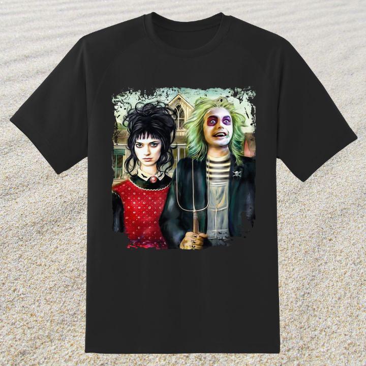 Premium American Gothic Beetlejuice Lydia Deetz Halloween T-Shirt
