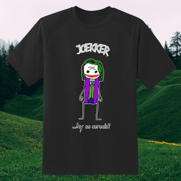 Personalised Joker Joekker Why So Cereals T-Shirt