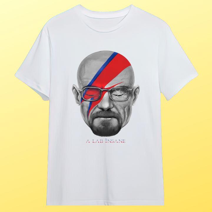 Walter White A Lab Insane David Bowie Breaking Bad Shirt