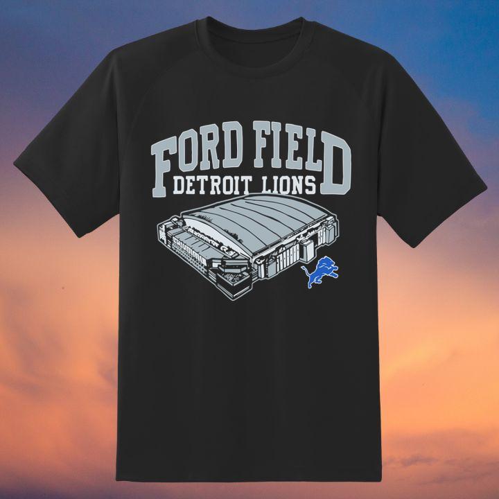 Detroit Lions Ford Field Stadium T-Shirt