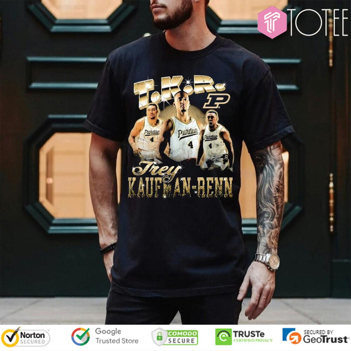 T.K.R. Trey Kaufman-Renn Purdue Boilermakers Basketball Vintage T-Shirt