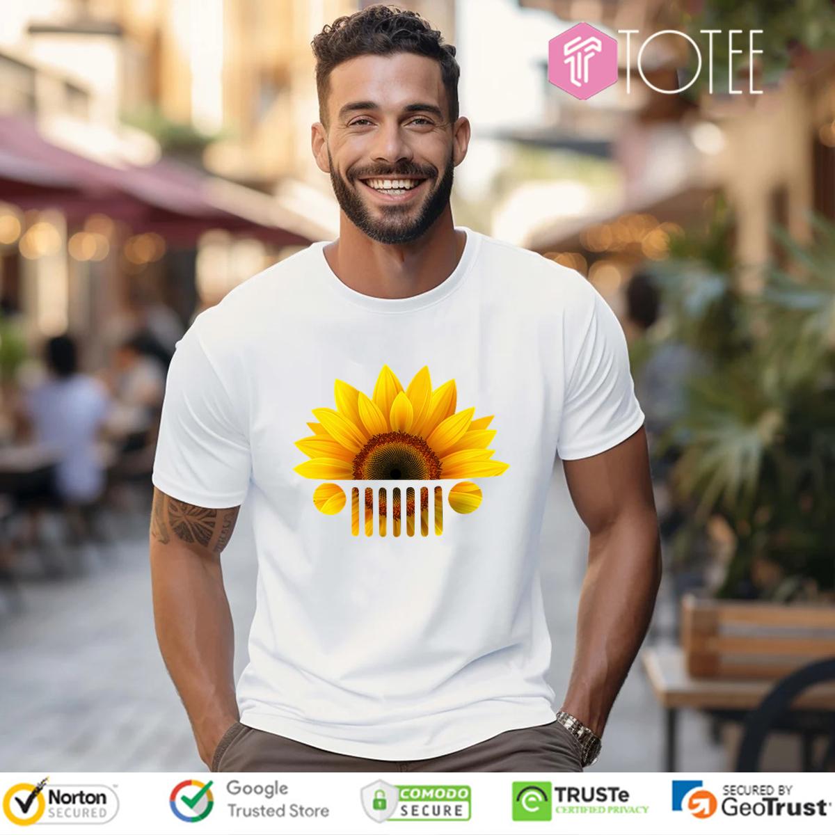Sunflower Jeep Car Shirt: Own the Adventure, Bloom Wherever You Go