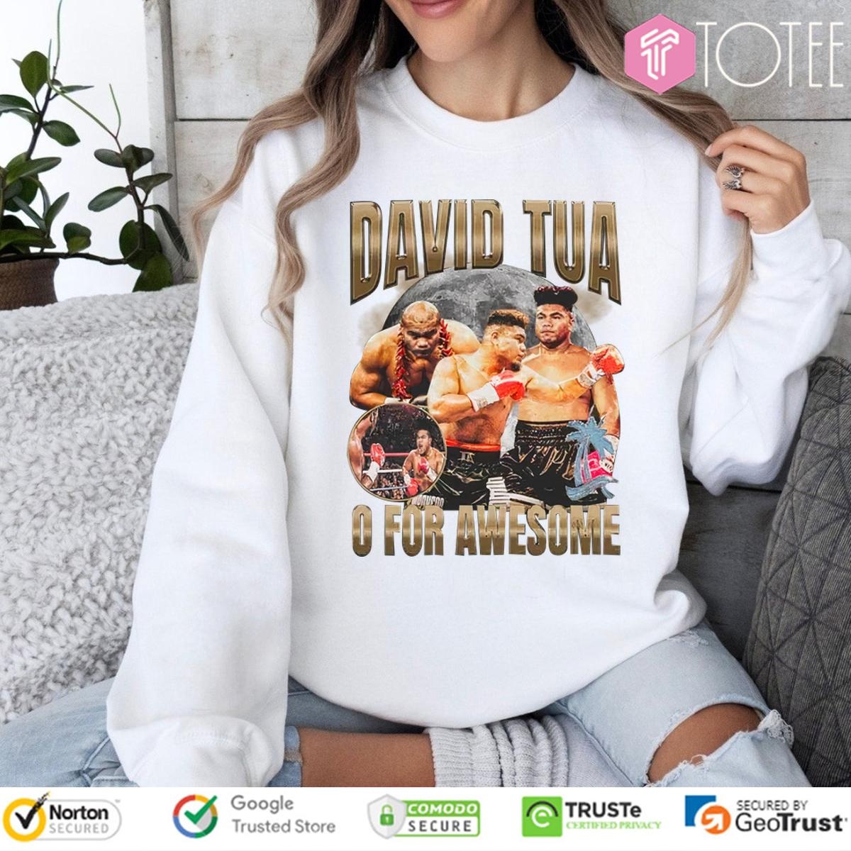 David Tua 0 For Awesome Sweatshirt