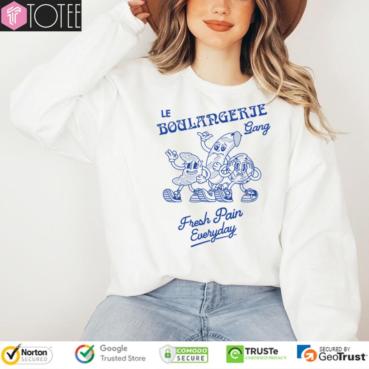 Le Boulangerie Gang Fresh Pain Everyday Art Sweatshirt