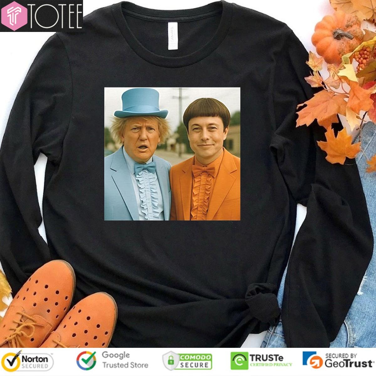 Elon Musk And Trump Parody Dumb And Dumber Lloyd And Harry Sweatshirt