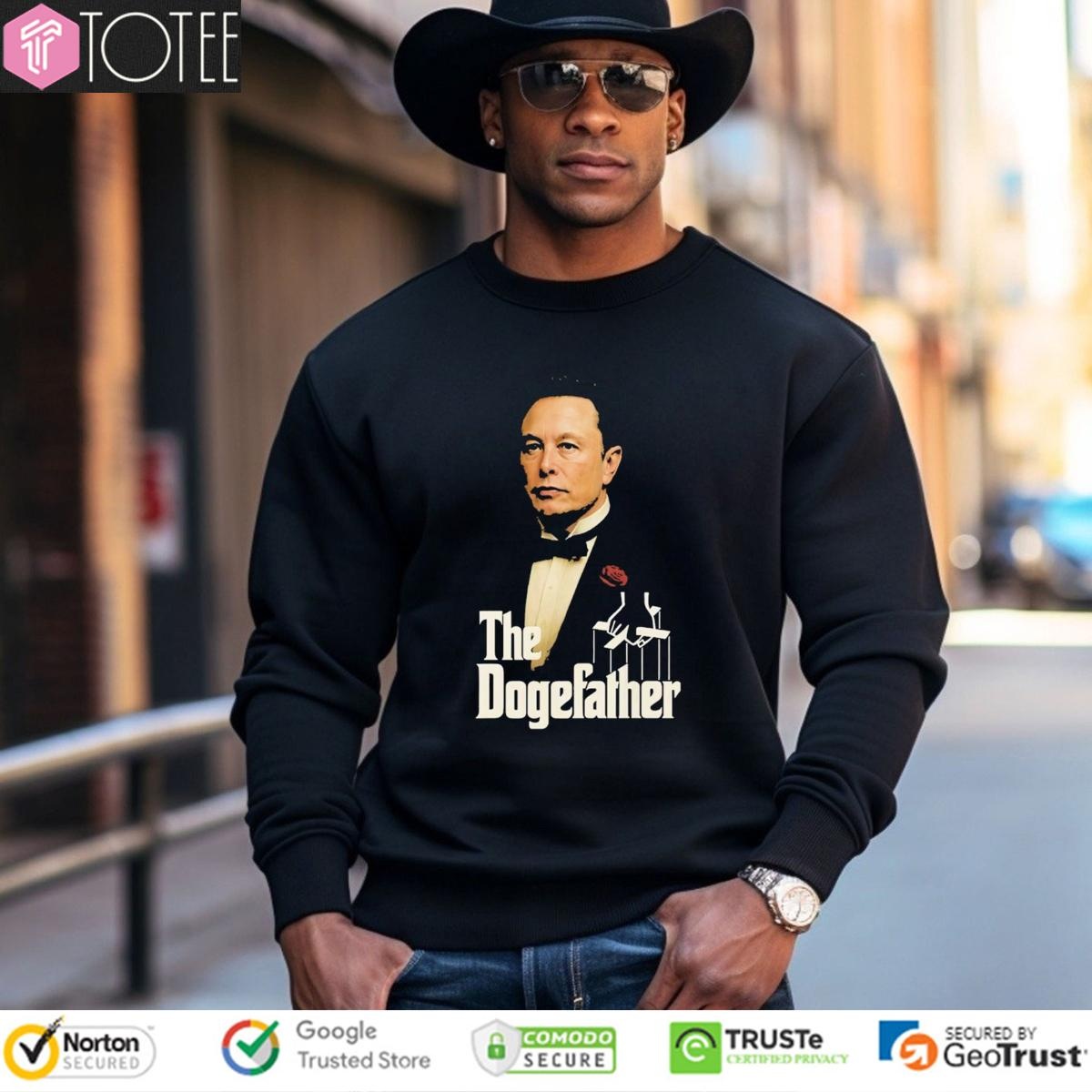 The Dogefather Elon Musk Parody The Godfather Sweatshirt