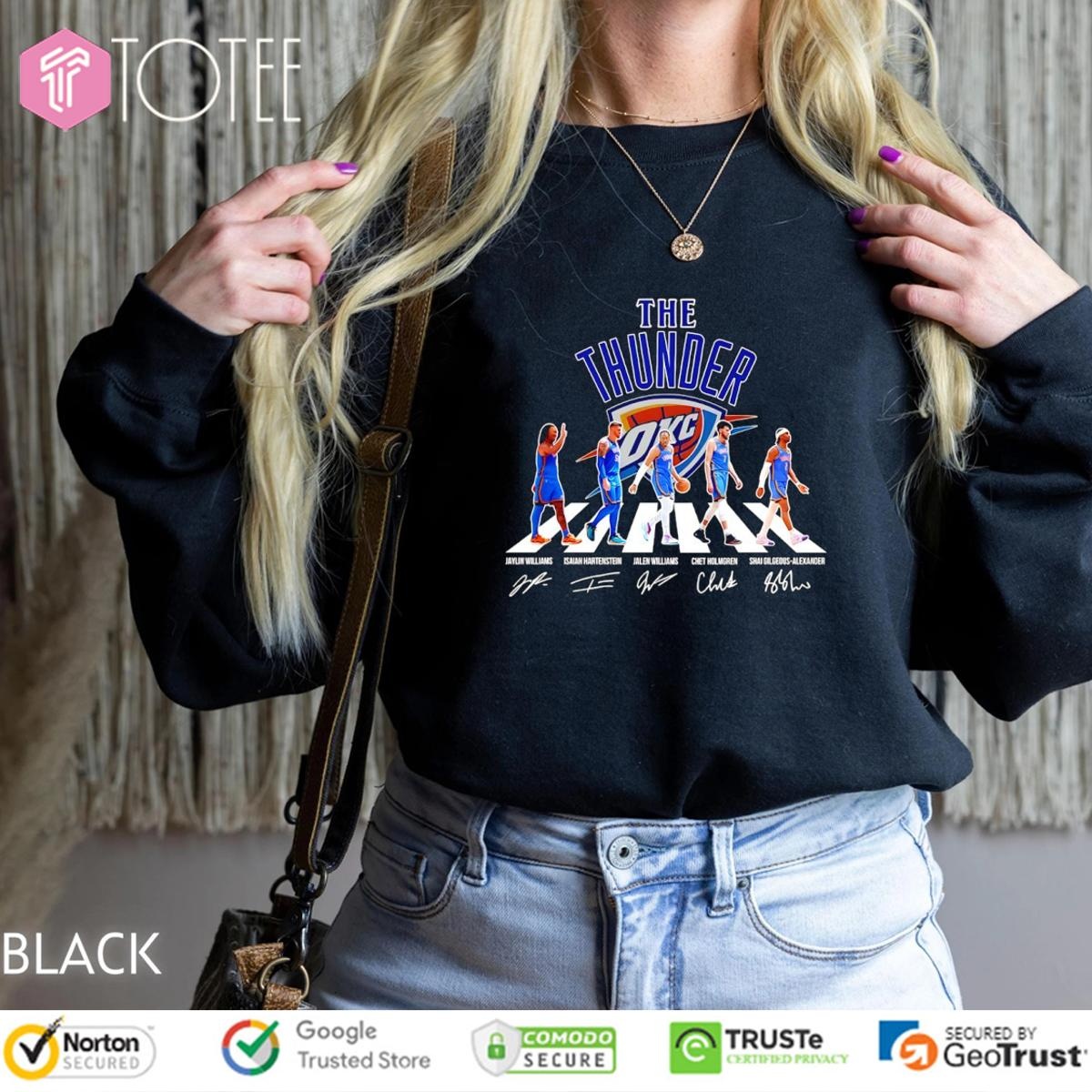 The Oklahoma City Thunder Abbey Road Signatures Sweatshirt
