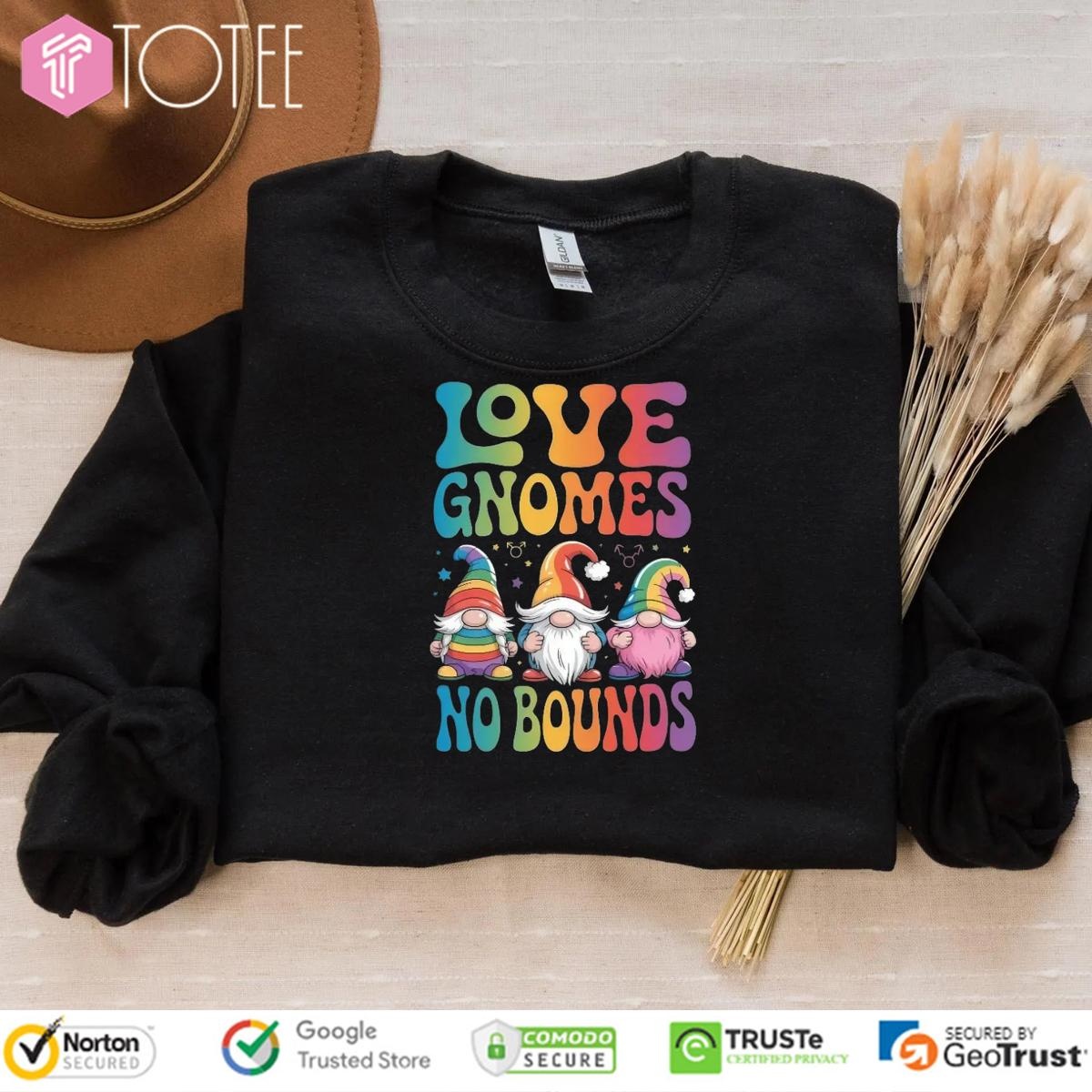 Lgbt Pride Love Gnome No Bounds Sweatshirt