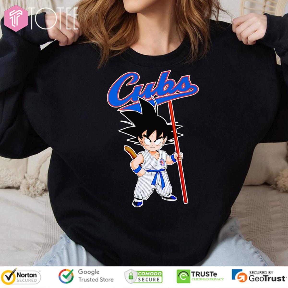 Dragon Ball Z Goku Cosplay Chicago Cubs Sweatshirt