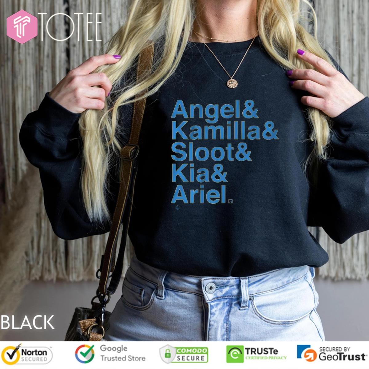 Chicago Sky Players Angel Kamilla Sloot Kia Ariel Sweatshirt