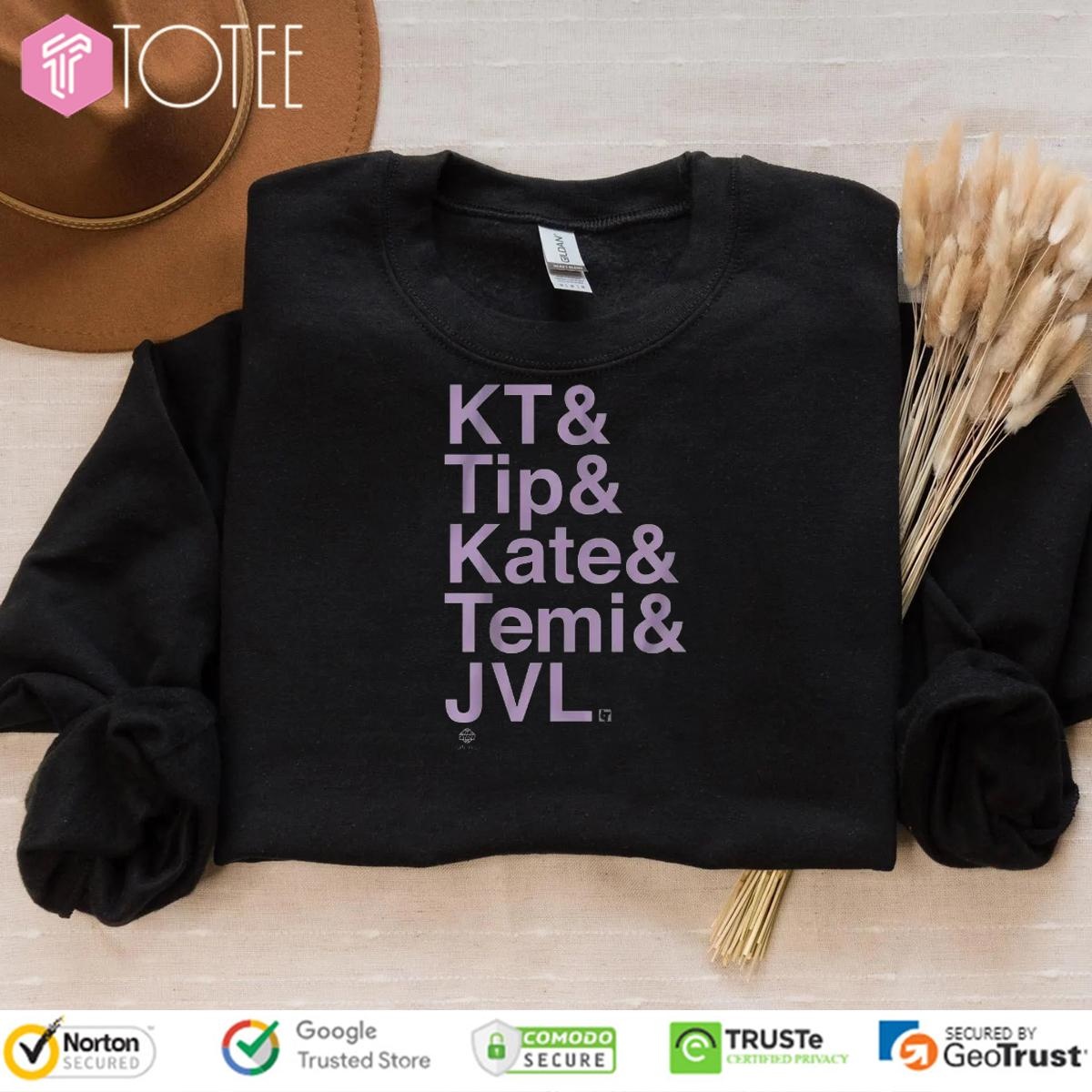 Golden State Valkyries Players Names Kt Tip Kate Temi Jvl Sweatshirt