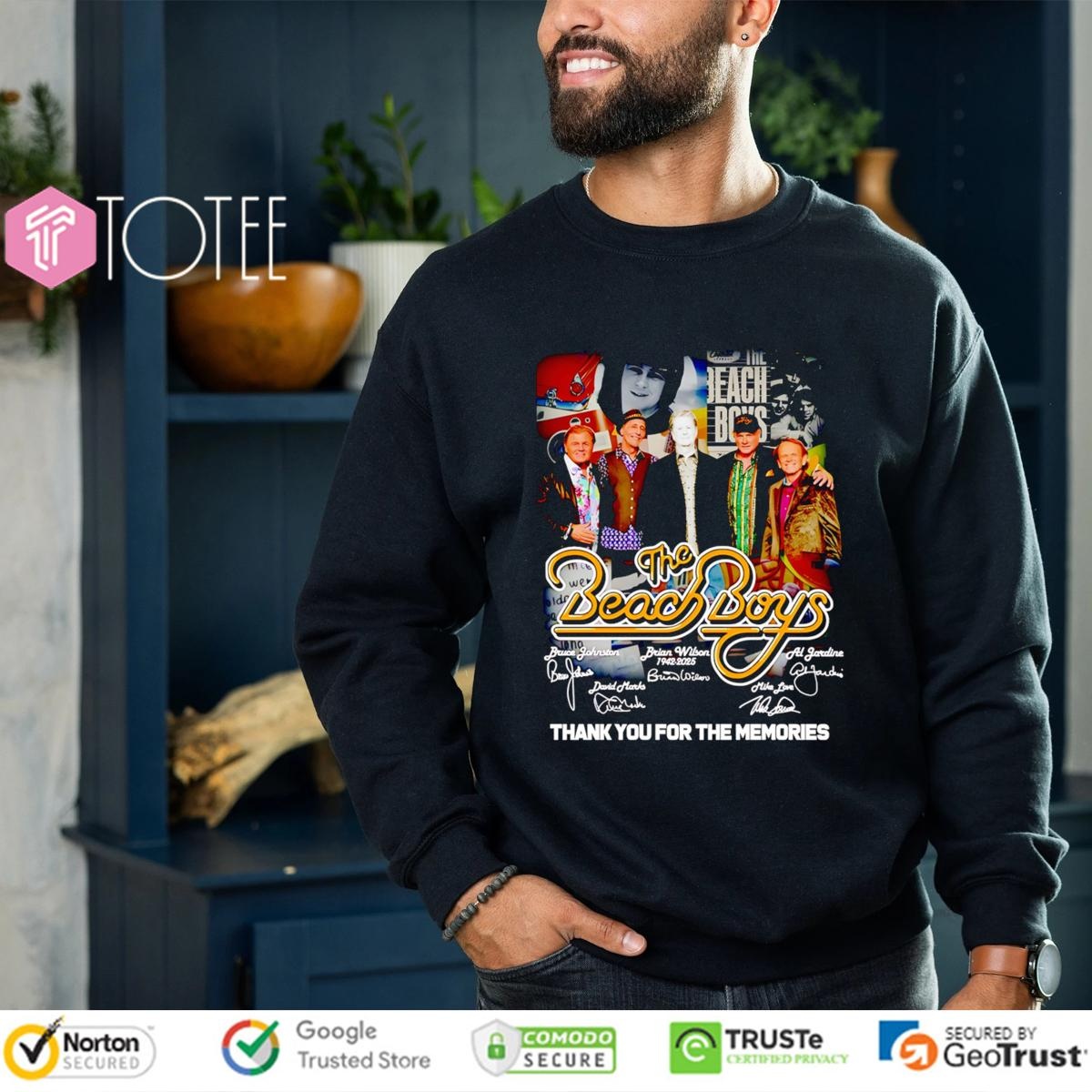 The Beach Boys Thank You For The Memories Signatures Sweatshirt