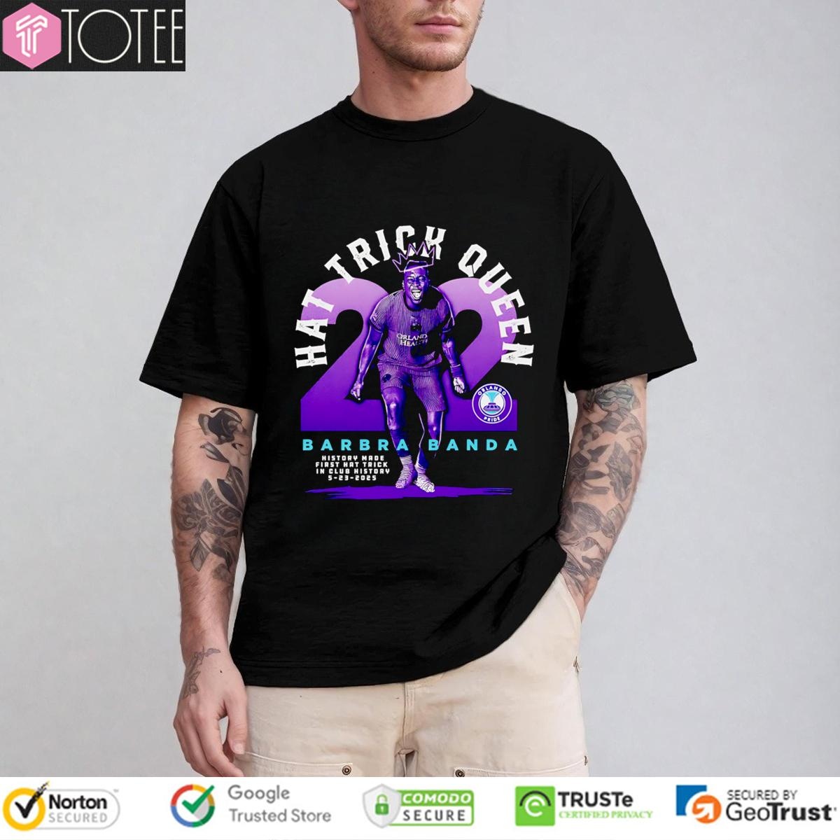 Hat Trick Queen Barbra Banda Orlando Pride Graphic T-shirt