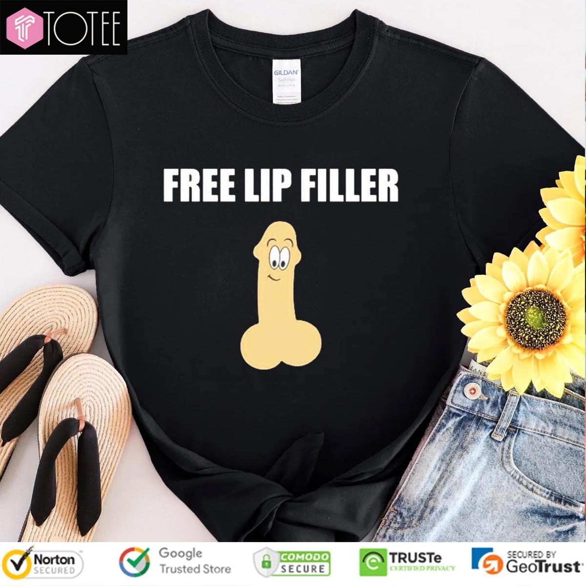 Dick Free Lip Filler Joshua Summerhays T-shirt
