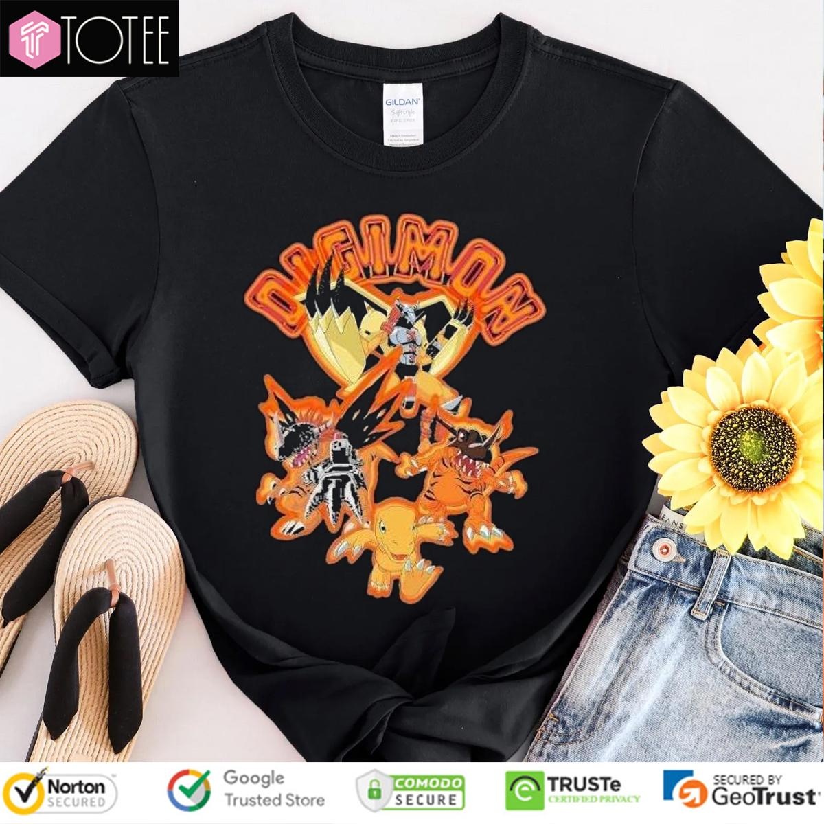 Dim Mak Digimon Agumon Evolution T-shirt