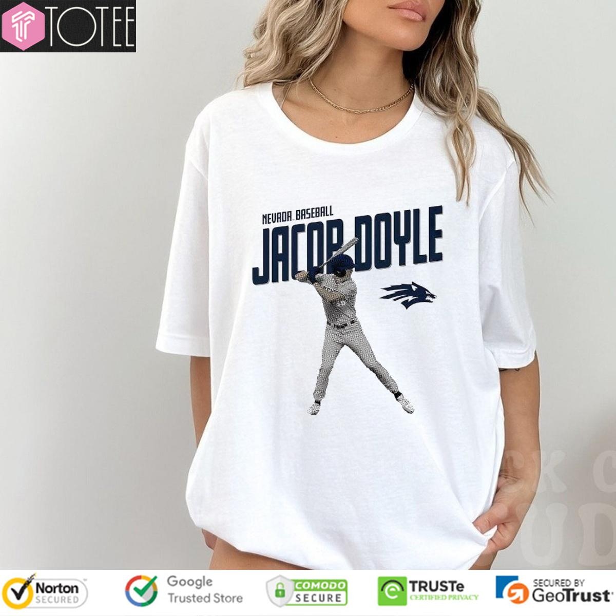Jacob Doyle Nevada Wolf Pack Baseball T-shirt