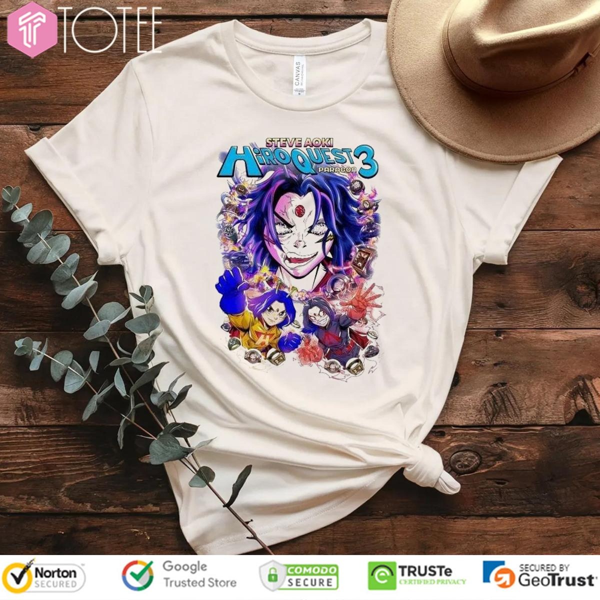Steve Aoki Hiroquest 3 Summer Tour 2025 Shirt